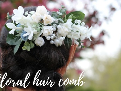 DIY Wedding: Inexpensive & Easy Gorgeous Floral Hair Comb Tutorial