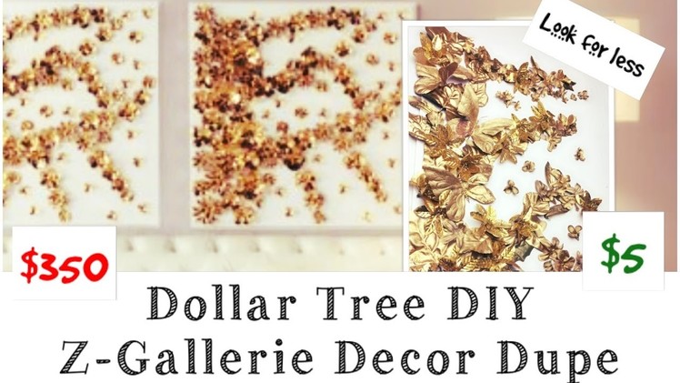 DOLLAR TREE DIY Wall Decor Z Gallerie Inspired #2 momma from scratch