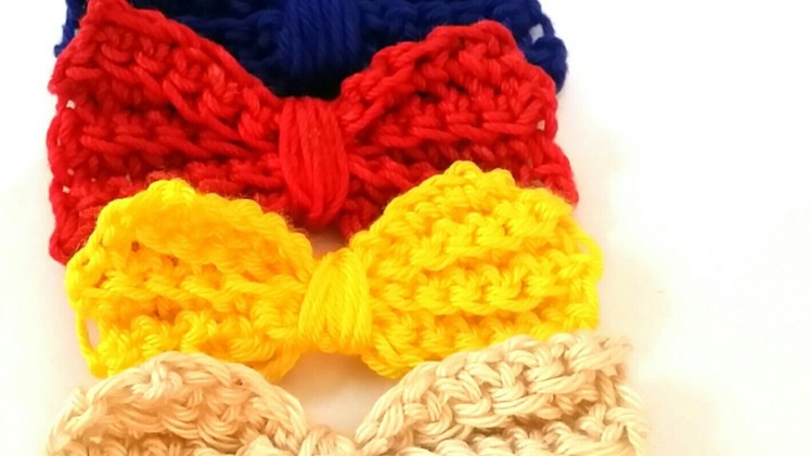 Easy crochet bow