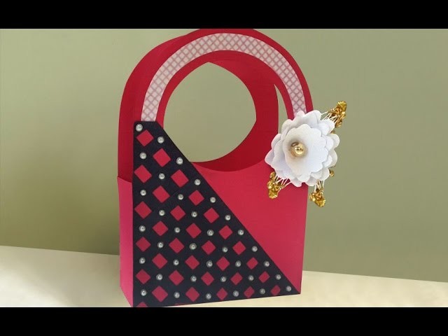 Easy & Cute DIY Paper Gift Bag Making at Home | Summer Crafts Ideas | DIY Mothers Day Gift
