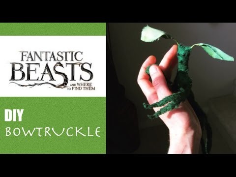 Fantastic Beasts And Where To Find Them - DIY -BOWTRUCKLE - Tutorial - Cosplay Newt Scamander