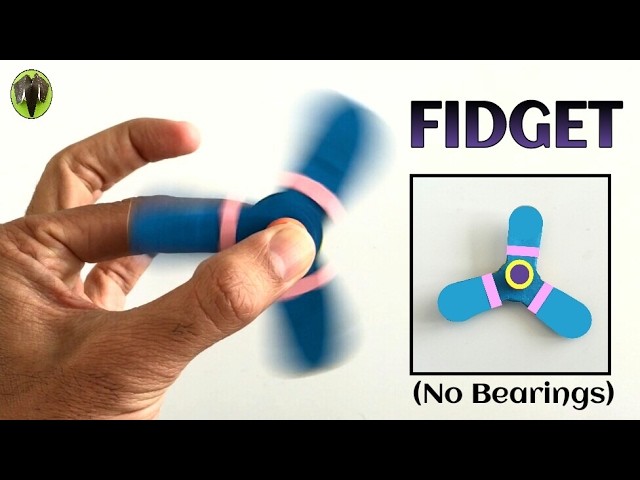 Fidget Spinner without Bearing  - Handmade | DIY Tutorial by Paper Folds - 707
