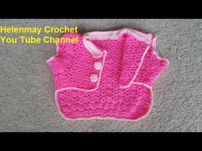 Helenmay Crochet Snapdragon Stitch Large Pet Outfit Part 2 of 2 DIY Video tutorial