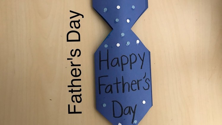 Homemade Father's Day Card DIY Crafts for Kids