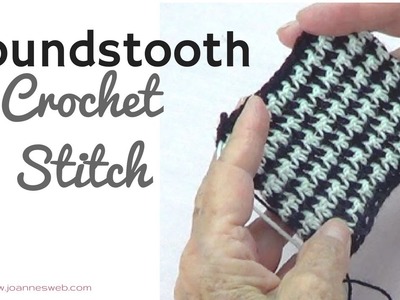 Houndstooth Crochet Stitch - Classic Crochet Pattern