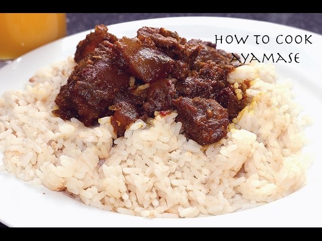 How to cook Aya Mase Stew (Green Pepper Stew)