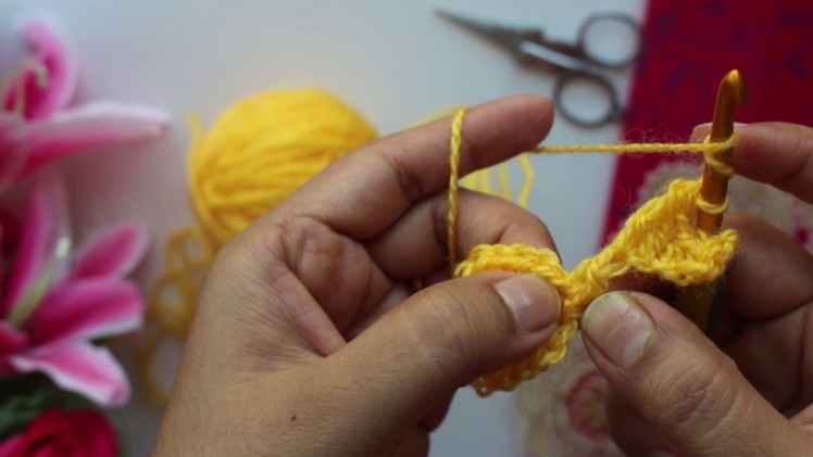 How to crochet 5 pointed star