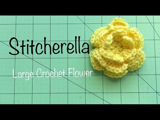 How to Crochet a Large Flower