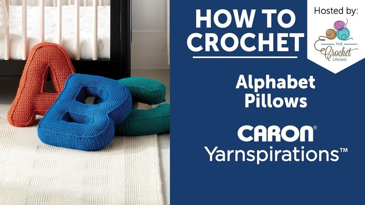 How to Crochet A Pillow  Letter C