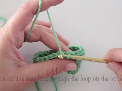 How to crochet a slip stitch (slst)