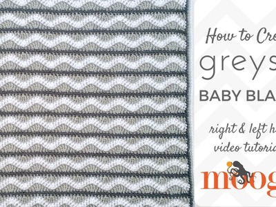 How to Crochet: Greyson Baby Blanket (Right Handed)