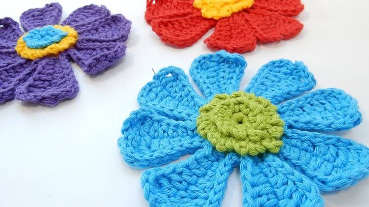 How to Crochet my Flower Power Bloom