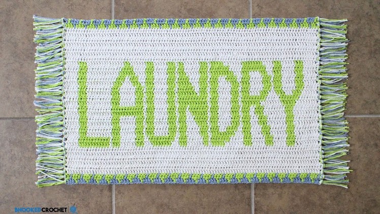 How To Crochet: Tapestry Crochet Laundry Rug