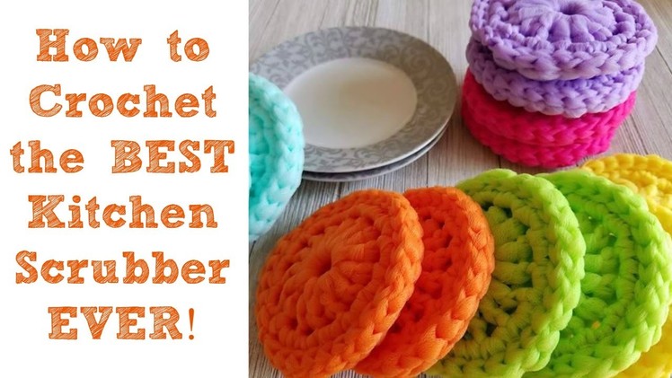 How to Crochet the BEST Kitchen Scrubber Ever!