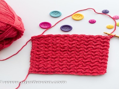 HOW TO CROCHET THE CRUNCH STITCH