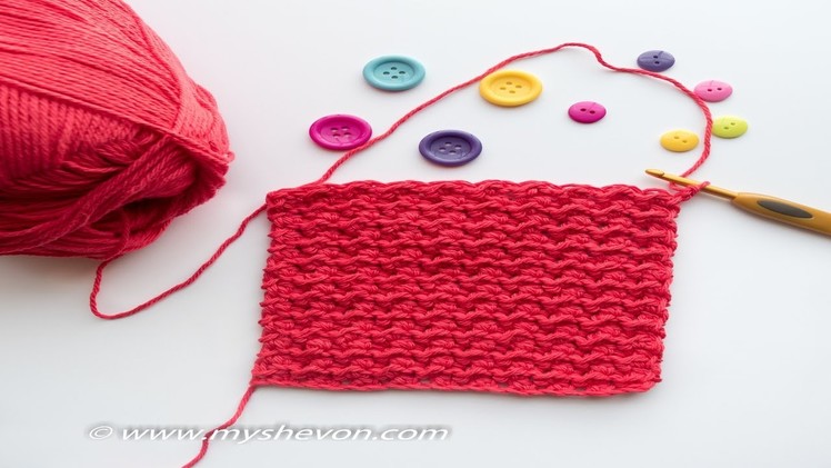 HOW TO CROCHET THE CRUNCH STITCH