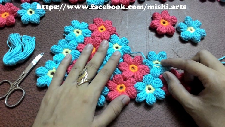 How to Join Crochet Flowers