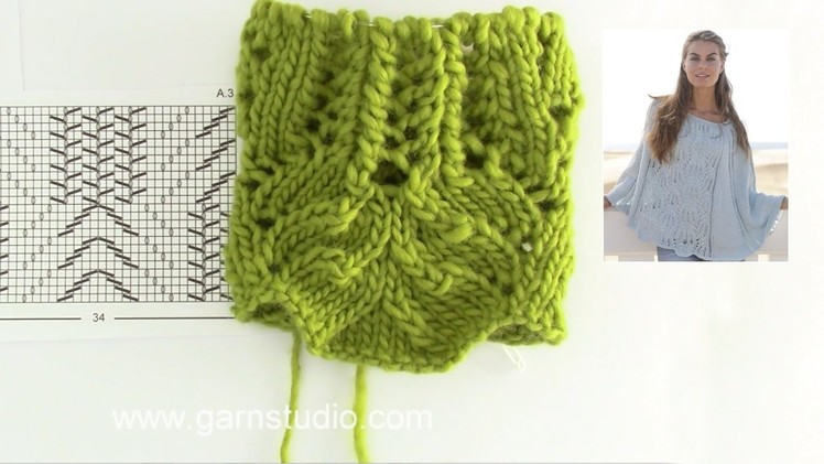 How to knit A.1 and A.3 in DROPS 153-30
