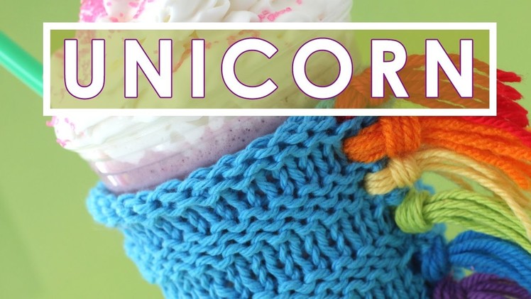 How to Knit a Unicorn Drink Cozy | Summer Knit Series