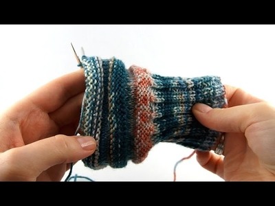How to Knit on 9 inch Circular #2 Leg