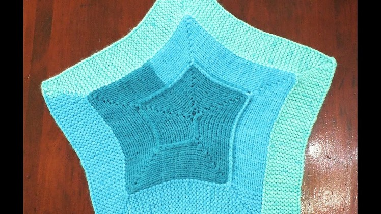 How to Loom Knit a 10 Stitch Star Blanket