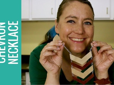 How to Make a Leather Chevron Necklace with Cricut Explore Tutorial Video