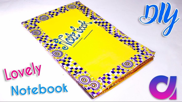 How to make a lovely Notebook | DIY Paper notebook | Artkala 186