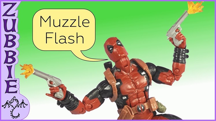 How to Make a Miniature Muzzle Flash Effect, DIY Action FIgure Prop