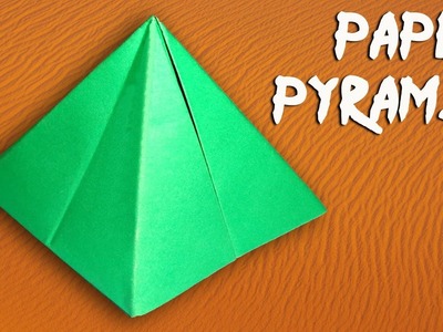 How To Make a Paper Pyramid Easily - DIY Paper Crafts