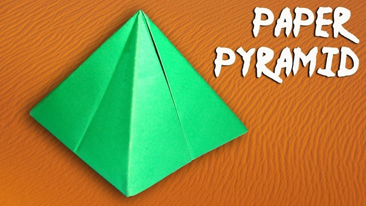 How To Make a Paper Pyramid Easily - DIY Paper Crafts