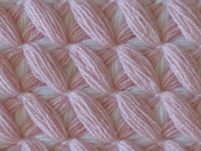 How to make a pom pom blanket - Criss Cross blanket - single sided