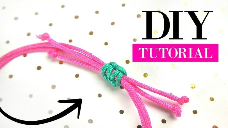 How to Make a Sliding Knot  - DIY Video Jewelry Making Tutorial