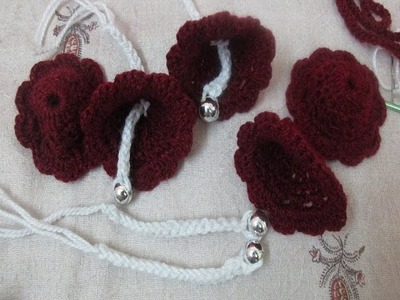 How to make crochet  Latkan.lari. bell [Hindi]