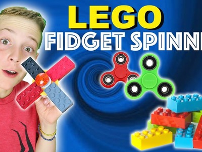 How To Make DIY Lego Fidget Spinner Toys Tutorial Creative Learning Challenge Kids Cooking Crafts