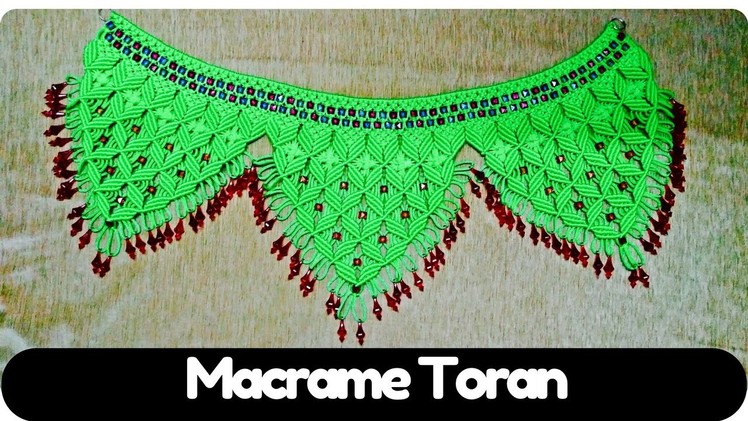 How to make Macrame Tutorial of Macrame Toran (Design- 4) | Macrame Art