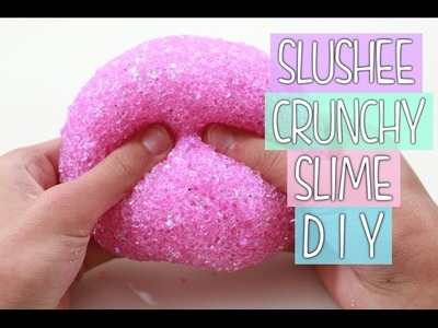 How to Make Slushee Slime | CRUNCHY SLIME DIY
