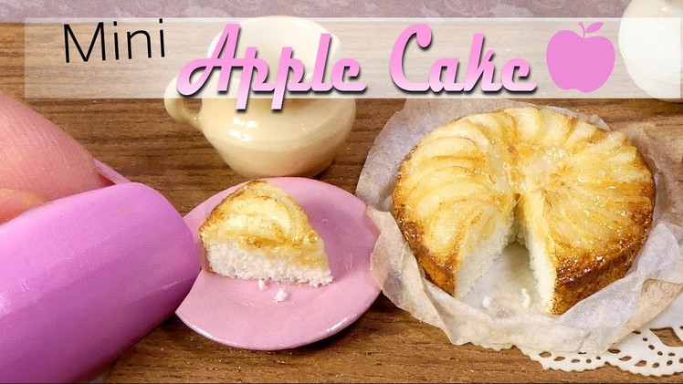 How To Mini Apple Cake Tutorial. DIY Miniature Food
