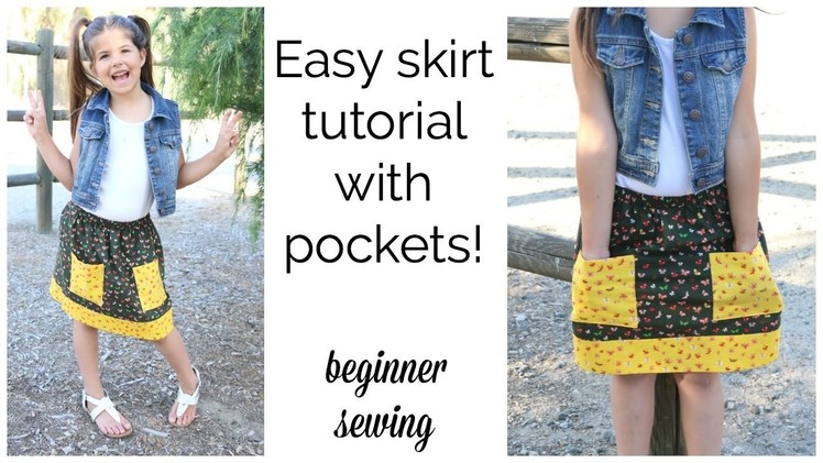 How to Sew a Skirt with Pockets