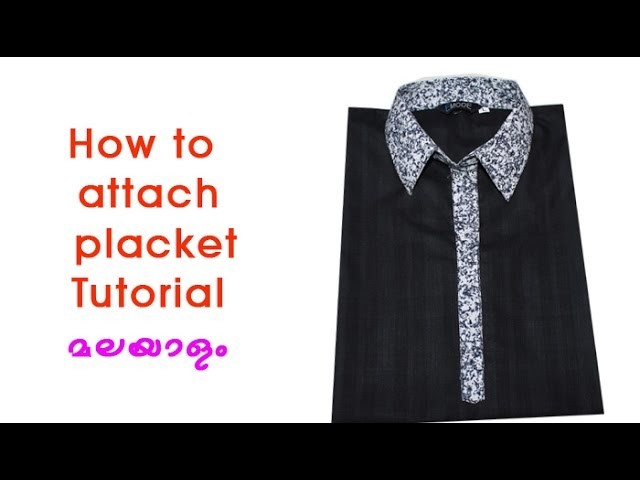 How to stitch a shirt collar churidar മലയാളം, shirt collar stitching and cutting malayalam part 1
