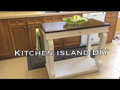 Kitchen island DIY|Furniture Makeover Collaboration