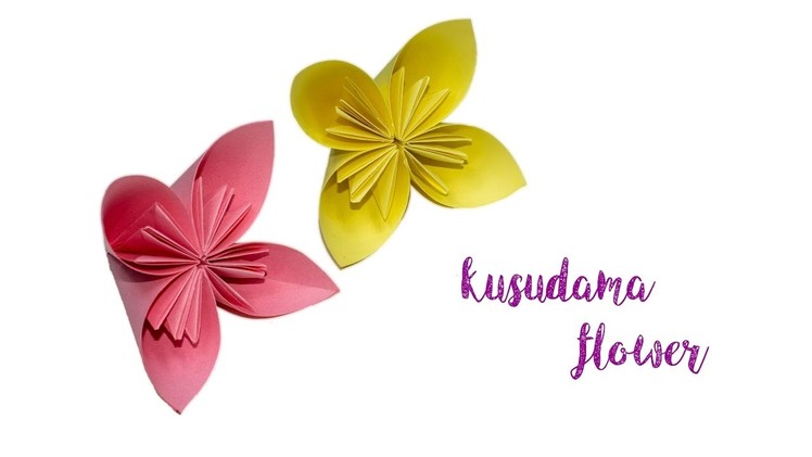 Kusudama Flower (Tutorial) || DIY