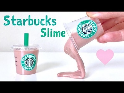 Mini Starbucks Slime DIY