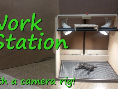 Overhead camera rig work station - DIY Tutorial