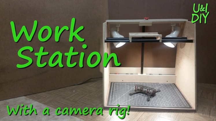 Overhead camera rig work station - DIY Tutorial