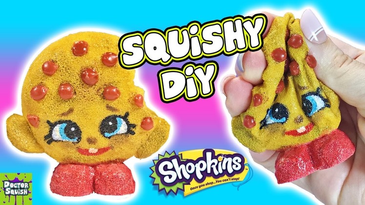 Shopkins SQUISHY DIY! Kookie Cookie Season 1 Make Your Own Squishy Toy Tutorial Doctor Squish