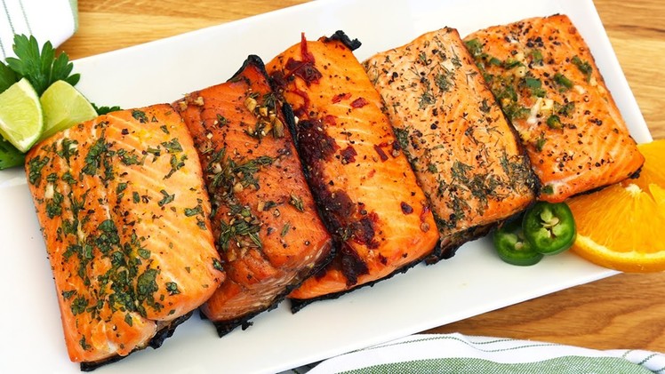 5 EASY Salmon Marinades!