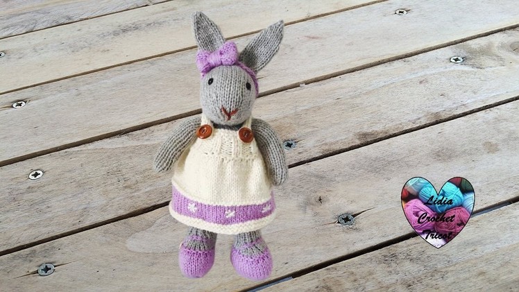 Amigurumi lapin tricot 1.3. Miss Bunny amigurumi knit (english subtitles)
