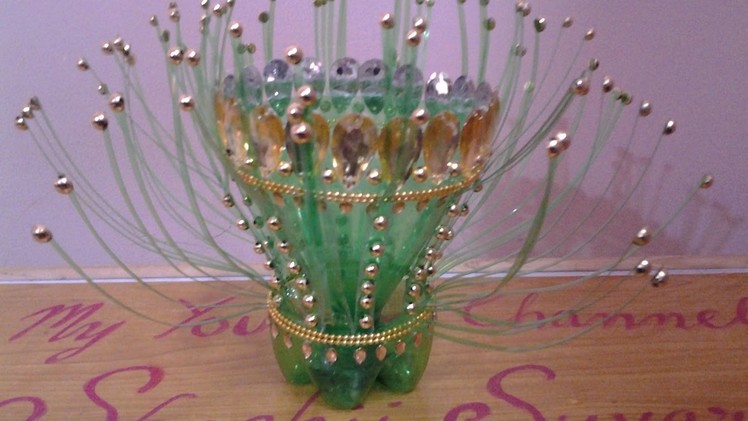 Best Out Of Waste Plastic Bottles Stylish Centre piece