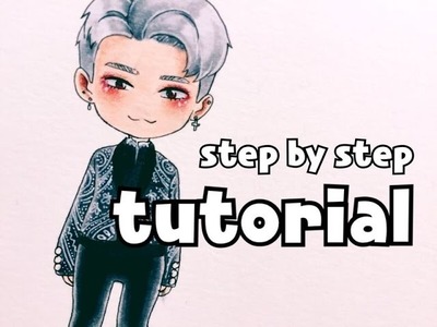 ♡ BTS JIMIN drawing tutorial (draw with florence) ♡