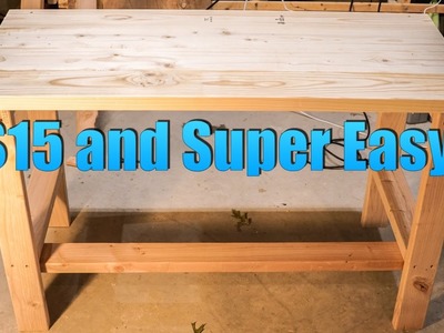 Build a Super CHEAP and EASY Desk!